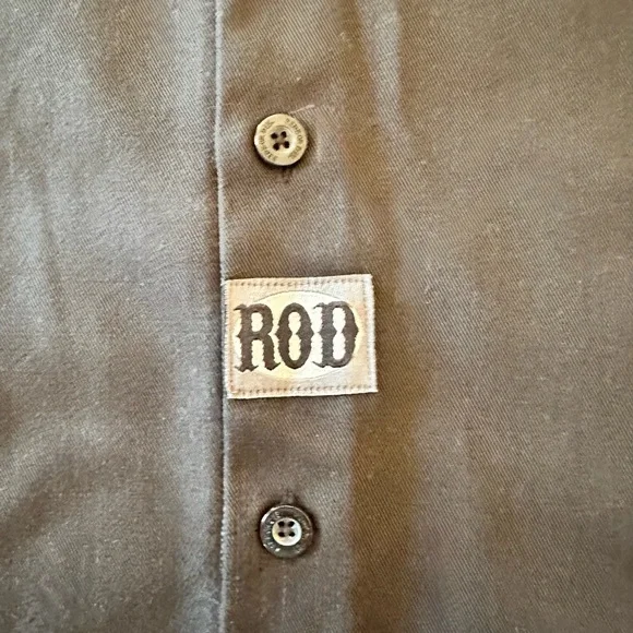 Ride or Die Black Workwear Button Up Shirt Biker Graphic M - Picture 10 of 10